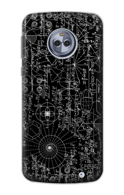 S3808 Mathematics Blackboard Case For Motorola Moto X4