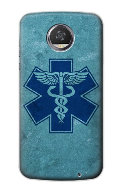 S3824 Caduceus Medical Symbol Case For Motorola Moto Z2 Play, Z2 Force