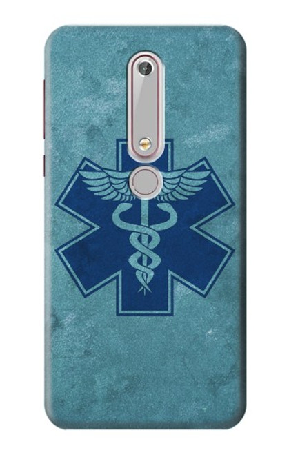 S3824 Caduceus Medical Symbol Case For Nokia 6.1, Nokia 6 2018