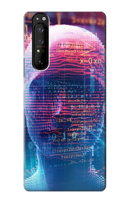 S3800 Digital Human Face Case For Sony Xperia 1 III