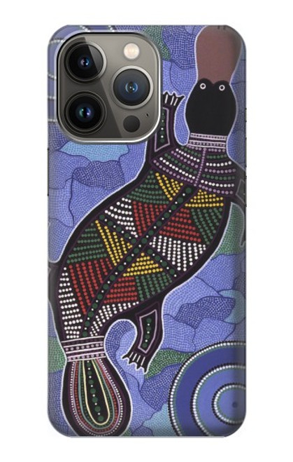 S3387 Platypus Australian Aboriginal Art Case For iPhone 13 Pro