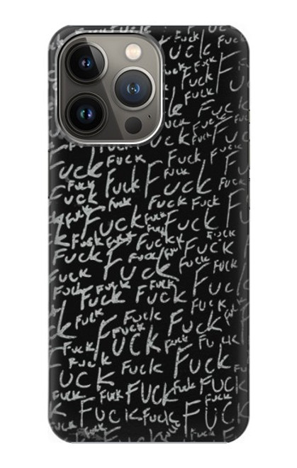 S3478 Funny Words Blackboard Case For iPhone 13 Pro