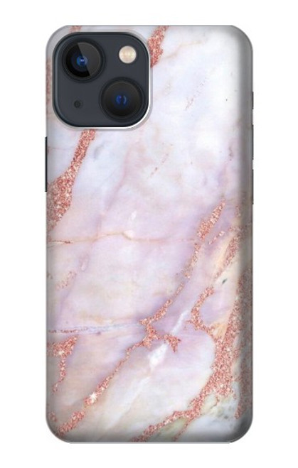 S3482 Soft Pink Marble Graphic Print Case For iPhone 13