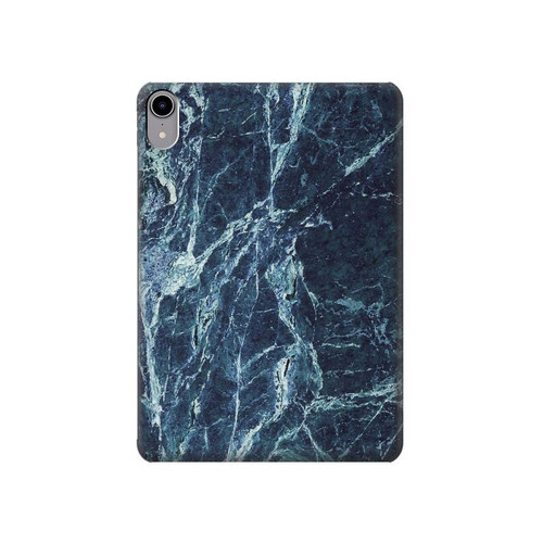 S2799 Light Blue Marble Stone Graphic Printed Hard Case For iPad mini 6 7, iPad mini (2021,2024)