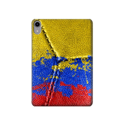 S3306 Colombia Flag Vintage Football Graphic Hard Case For iPad mini 6 7, iPad mini (2021,2024)