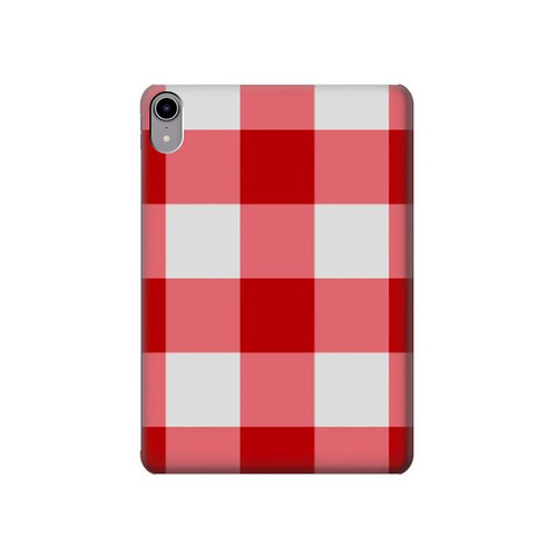 S3535 Red Gingham Hard Case For iPad mini 6, iPad mini (2021)