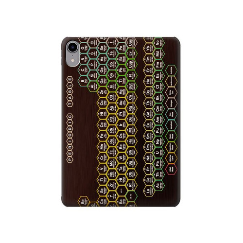 S3544 Neon Honeycomb Periodic Table Hard Case For iPad mini 6, iPad mini (2021)