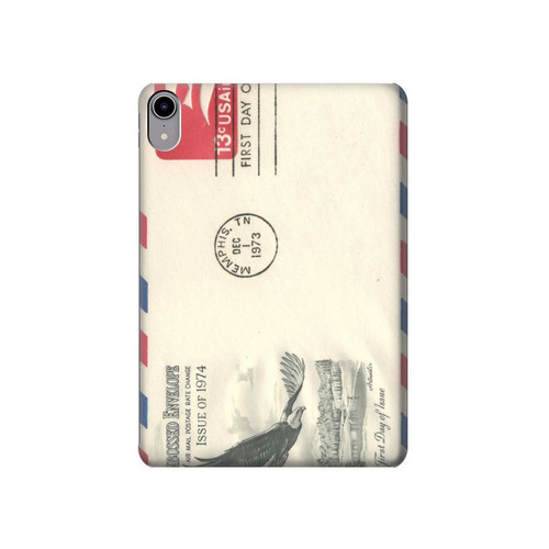 S3551 Vintage Airmail Envelope Art Hard Case For iPad mini 6, iPad mini (2021)