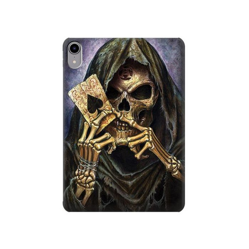 S3594 Grim Reaper Wins Poker Hard Case For iPad mini 6, iPad mini (2021)