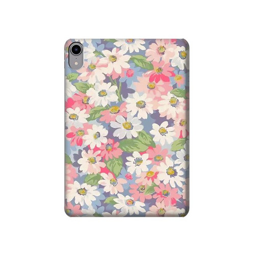 S3688 Floral Flower Art Pattern Hard Case For iPad mini 6, iPad mini (2021)