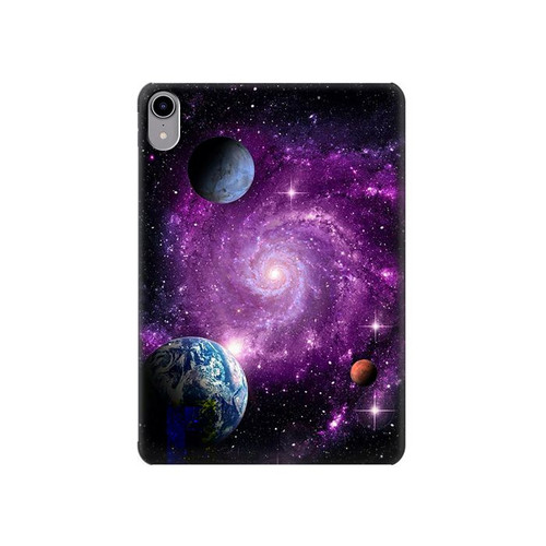 S3689 Galaxy Outer Space Planet Hard Case For iPad mini 6, iPad mini (2021)