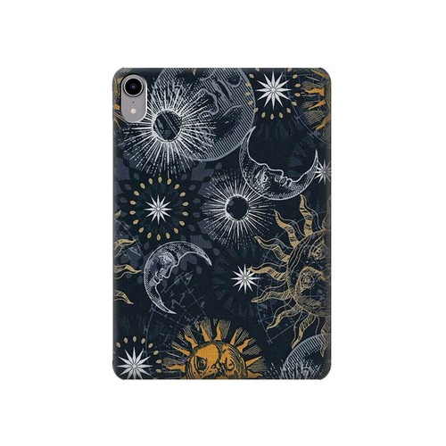 S3702 Moon and Sun Hard Case For iPad mini 6, iPad mini (2021)