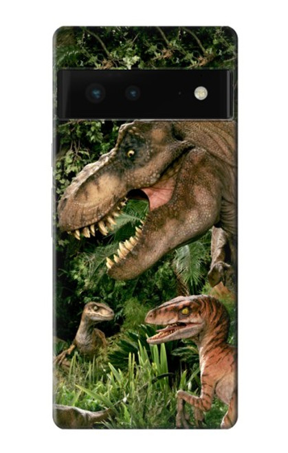 S1452 Trex Raptor Dinosaur Case For Google Pixel 6