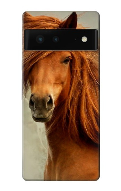 S1595 Beautiful Brown Horse Case For Google Pixel 6