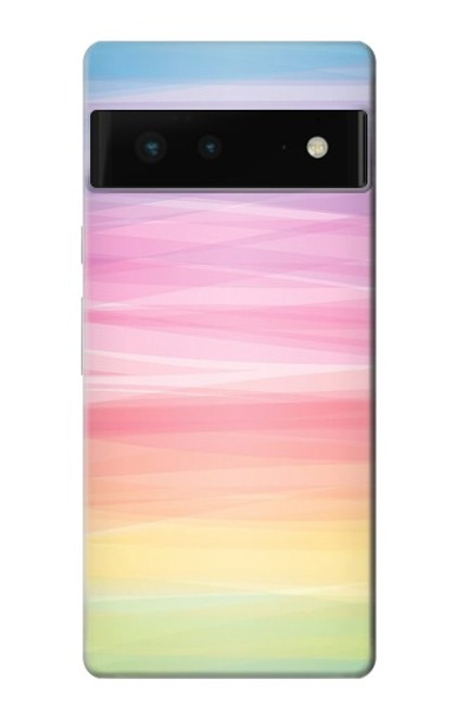 S3507 Colorful Rainbow Pastel Case For Google Pixel 6