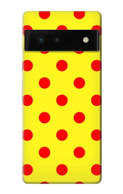 S3526 Red Spot Polka Dot Case For Google Pixel 6