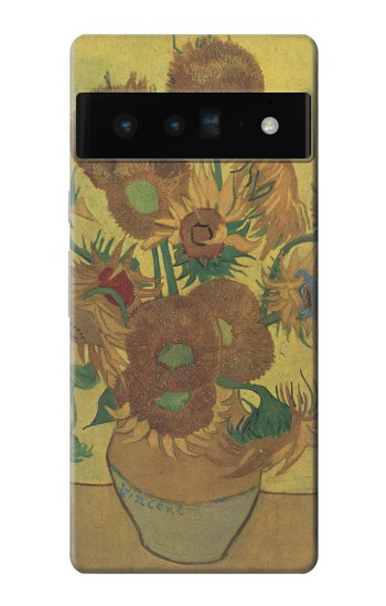 S0214 Van Gogh Vase Fifteen Sunflowers Case For Google Pixel 6 Pro