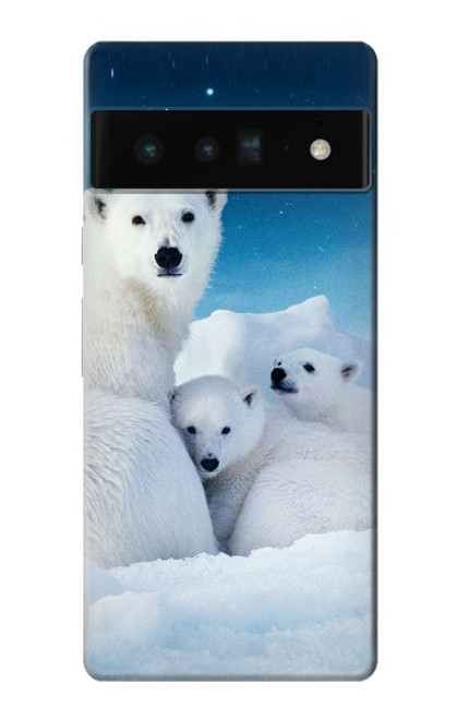 S0285 Polar Bear Family Arctic Case For Google Pixel 6 Pro