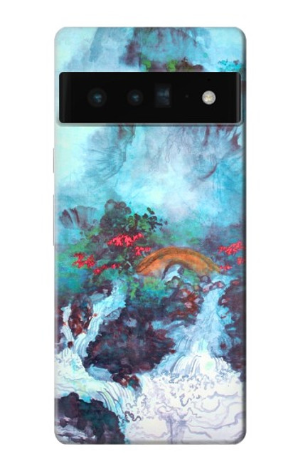 S2724 White Dragon Pool Lui Haisu Case For Google Pixel 6 Pro