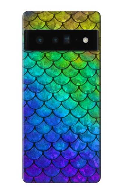 S2930 Mermaid Fish Scale Case For Google Pixel 6 Pro