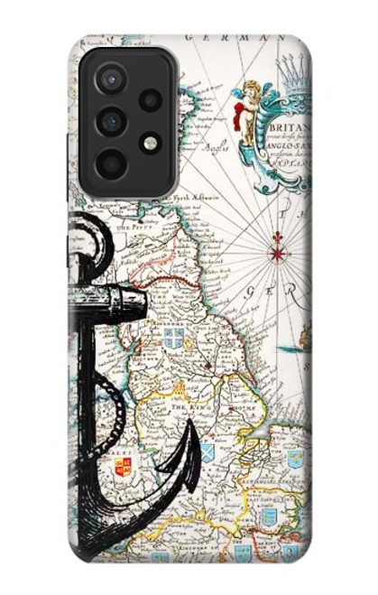 S1962 Nautical Chart Case For Samsung Galaxy A52s 5G
