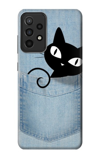 S2641 Pocket Black Cat Case For Samsung Galaxy A52s 5G