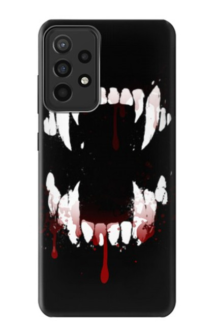 S3527 Vampire Teeth Bloodstain Case For Samsung Galaxy A52s 5G