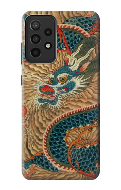 S3541 Dragon Cloud Painting Case For Samsung Galaxy A52s 5G