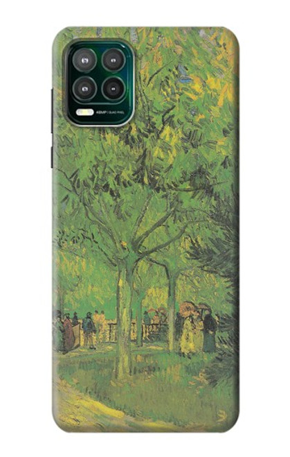 S3748 Van Gogh A Lane in a Public Garden Case For Motorola Moto G Stylus 5G