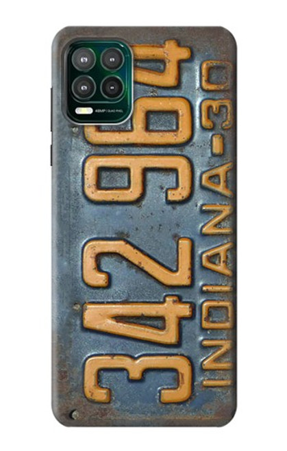 S3750 Vintage Vehicle Registration Plate Case For Motorola Moto G Stylus 5G