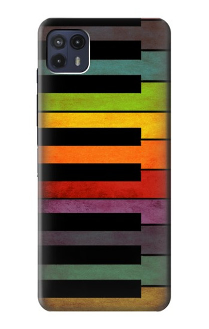 S3451 Colorful Piano Case For Motorola Moto G50 5G [for G50 5G only. NOT for G50]