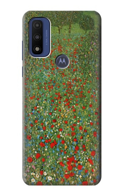 S2872 Gustav Klimt Poppy Field Case For Motorola G Pure