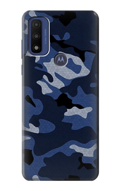 S2959 Navy Blue Camo Camouflage Case For Motorola G Pure