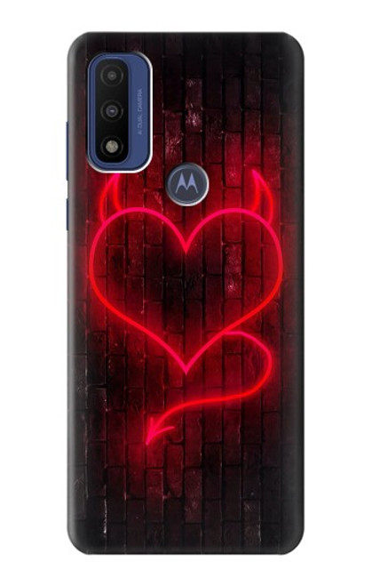 S3682 Devil Heart Case For Motorola G Pure