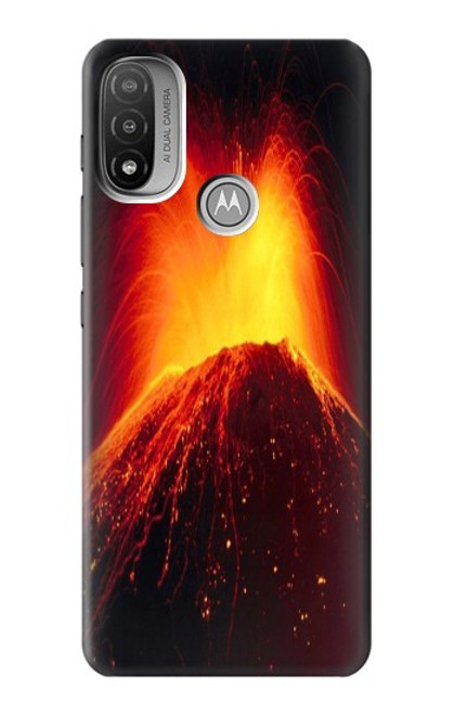 S0745 Volcano Lava Case For Motorola Moto E20,E30,E40