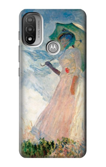 S0998 Claude Monet Woman with a Parasol Case For Motorola Moto E20,E30,E40
