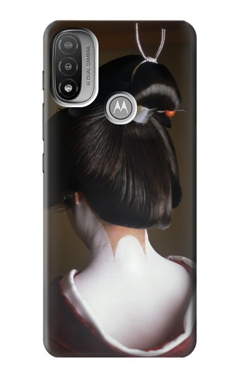 S1337 Japan Geisha Neck Case For Motorola Moto E20,E30,E40