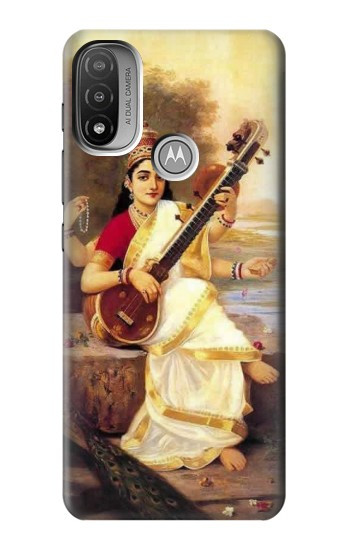 S1420 Saraswati Hindu Goddess Case For Motorola Moto E20,E30,E40
