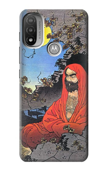 S2234 Zen Master Bodhidharma Yoshitoshi Case For Motorola Moto E20,E30,E40