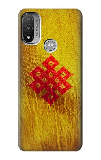 S2318 Eternal Knot Buddhist Spiritual Meditation Case For Motorola Moto E20,E30,E40