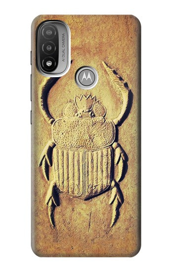 S2401 Egyptian Scarab Beetle Graphic Printed Case For Motorola Moto E20,E30,E40