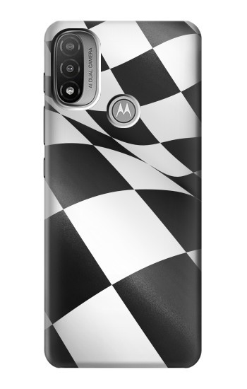 S2408 Checkered Winner Flag Case For Motorola Moto E20,E30,E40