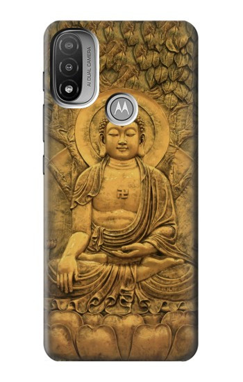 S2452 Buddha Bas Relief Art Graphic Printed Case For Motorola Moto E20,E30,E40
