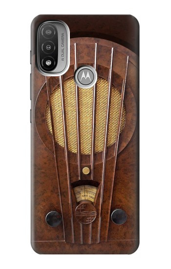 S2655 Vintage Bakelite Deco Radio Case For Motorola Moto E20,E30,E40