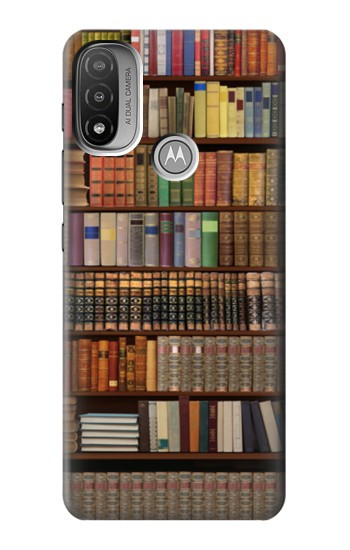 S3154 Bookshelf Case For Motorola Moto E20,E30,E40