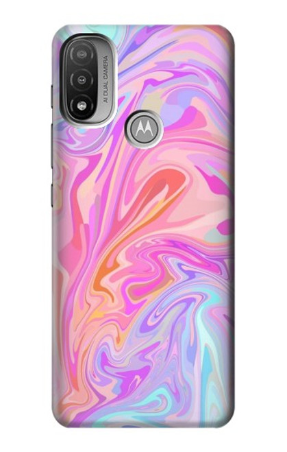 S3444 Digital Art Colorful Liquid Case For Motorola Moto E20,E30,E40