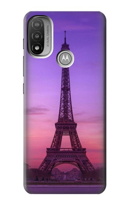 S3447 Eiffel Paris Sunset Case For Motorola Moto E20,E30,E40