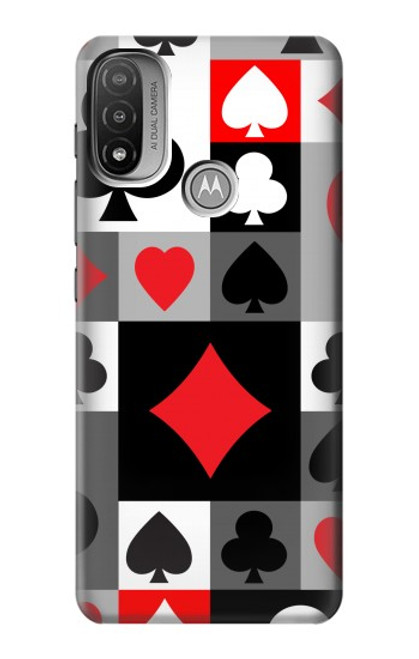 S3463 Poker Card Suit Case For Motorola Moto E20,E30,E40