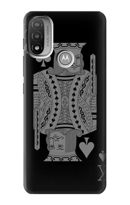 S3520 Black King Spade Case For Motorola Moto E20,E30,E40