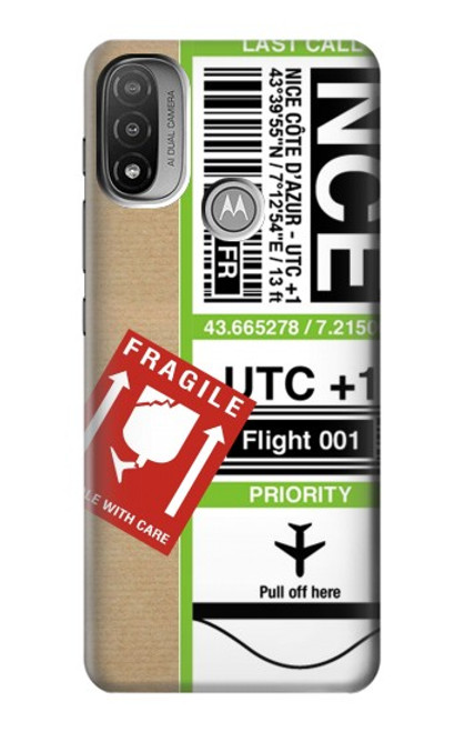 S3543 Luggage Tag Art Case For Motorola Moto E20,E30,E40